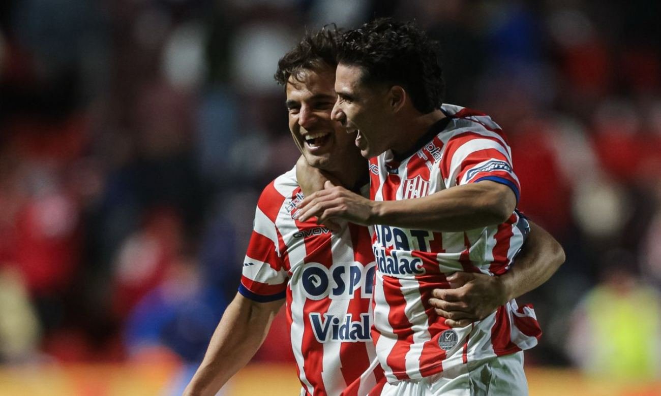 Jugadores de Unión celebran un gol en el estadio 15 de Abril durante un partido oficial. Foto de archivo.