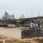 Obras de infraestructura en el Yacht Club Santa Fe, que se prepara para recibir las competencias de vela de los Juegos Suramericanos 2026.