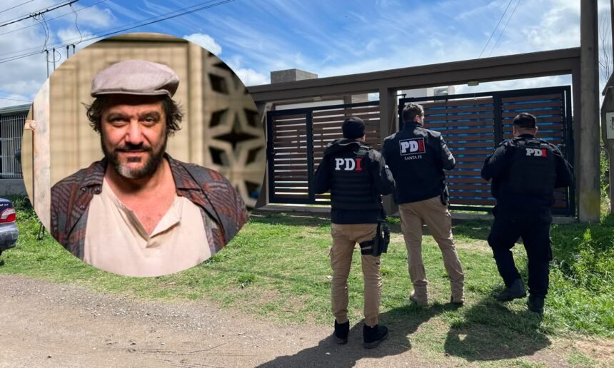 Allanamiento realizado por la PDI en Lehmann, donde fueron secuestradas armas y municiones.