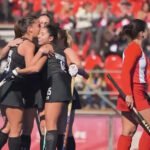 Las Leonas, protagonistas del hockey argentino, durante su participación en los Juegos Suramericanos en la ciudad de Santa Fe.
