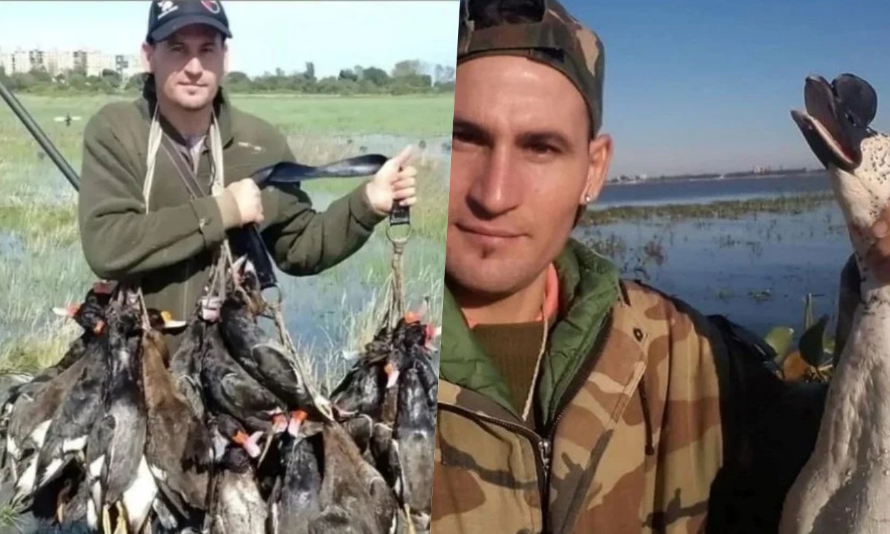 El influencer santafesino señalado en la denuncia de Ceydas por presunta caza ilegal de aves en la laguna Setúbal.