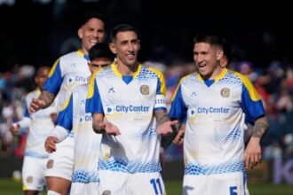 Ángel Di María, protagonista del triunfo de Rosario Central ante Tigre por el Torneo Clausura.