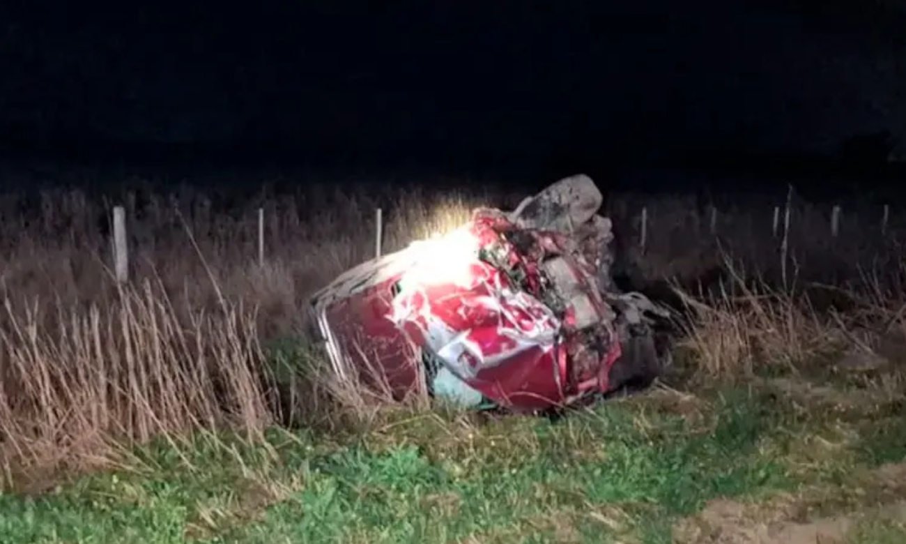 El siniestro ocurrió en la Ruta 280 S, en jurisdicción de Colonia Aldao, cerca de Sunchales.