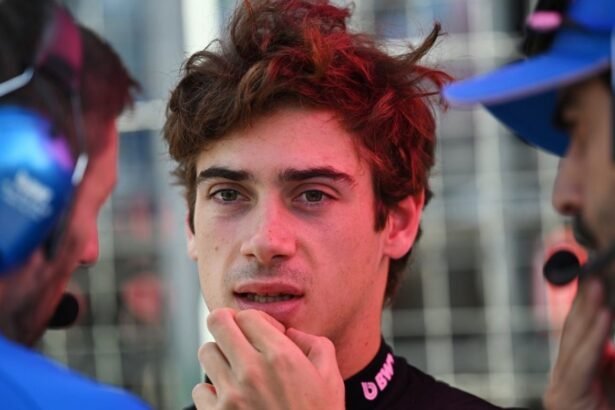 Franco Colapinto, piloto argentino de Fórmula 1, durante una competencia. Foto de archivo.