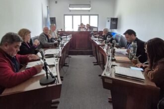 El Concejo Municipal de Santo Tomé durante una sesión. Foto de archivo.
