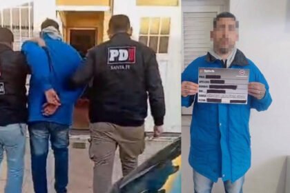 La PDI detuvo en Santo Tomé a un hombre que era buscado por la Justicia desde 2024. Foto: Policía de Investigaciones.