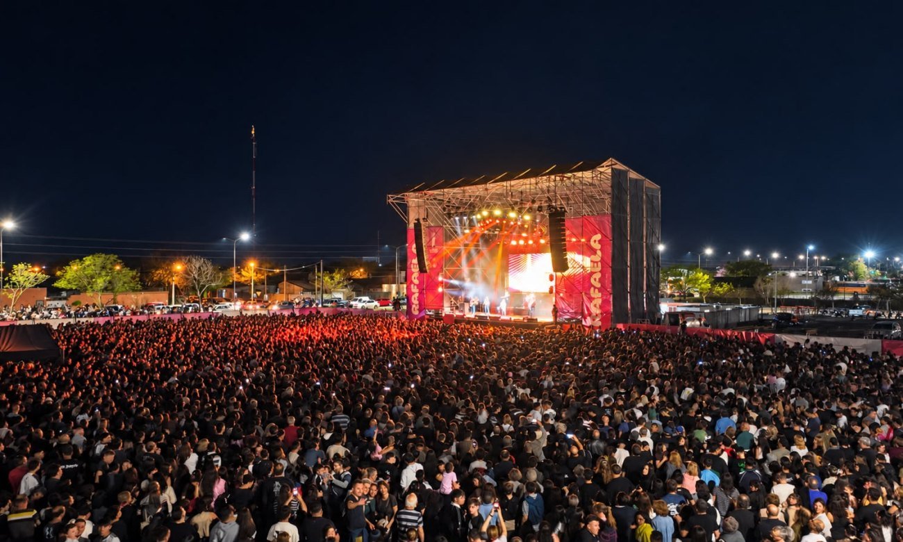El Fan Fest reúne música, espectáculos y propuestas culturales durante los Juegos Suramericanos Santa Fe 2026. Foto de archivo.