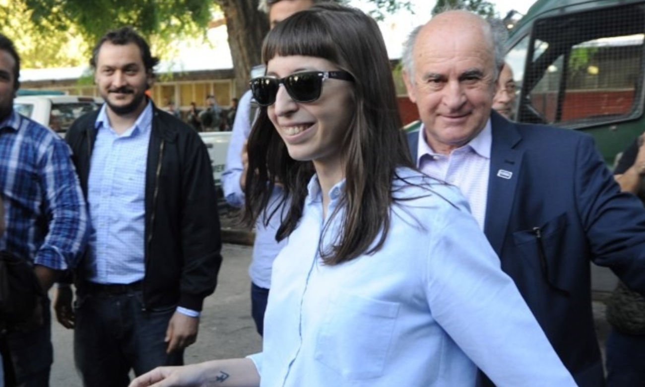 Florencia Kirchner, durante una actividad pública. Foto de archivo.