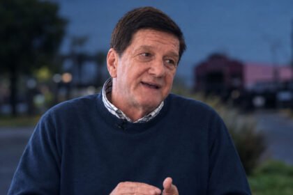 Gerardo Crespi, referente de Mesas de Trabajo de Santa Fe, durante una entrevista. Foto de archivo (al).