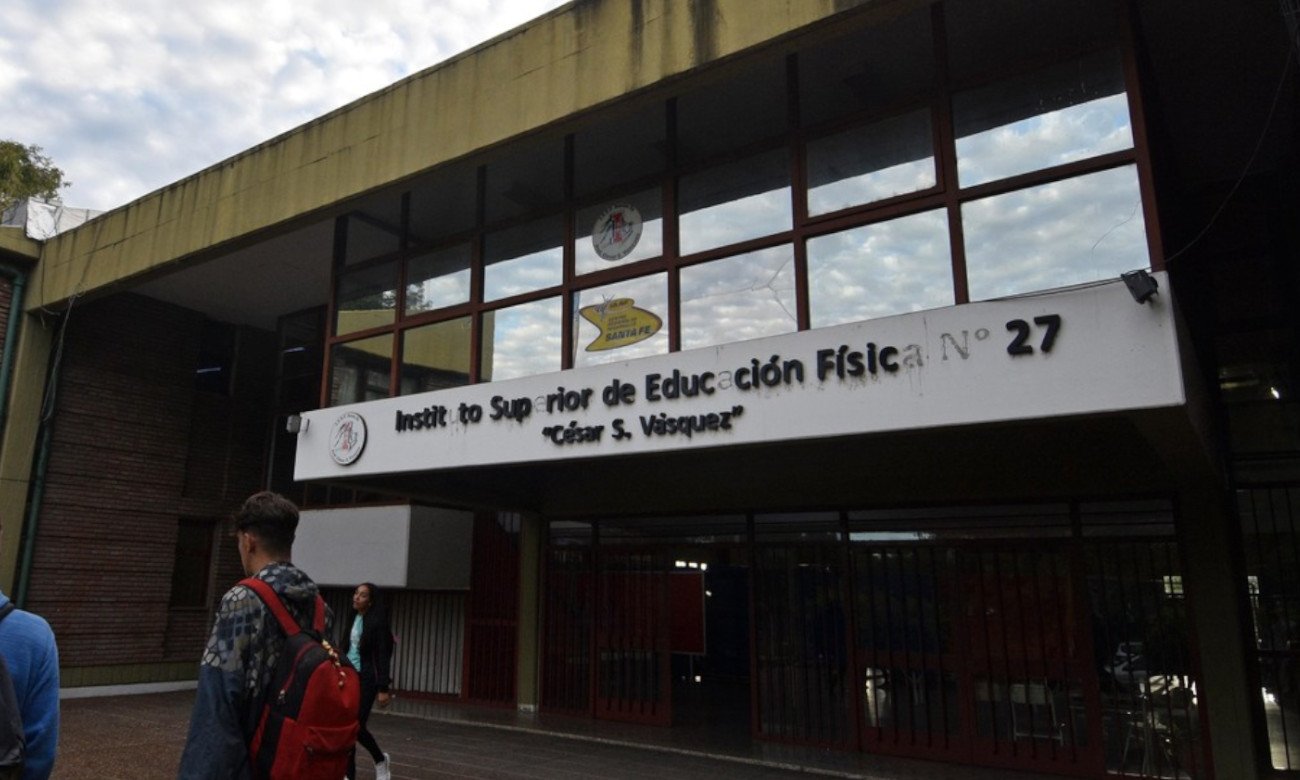 Foto de archivo del Instituto Superior de Educación Física N° 27 (ISEF), en la ciudad de Santa Fe.