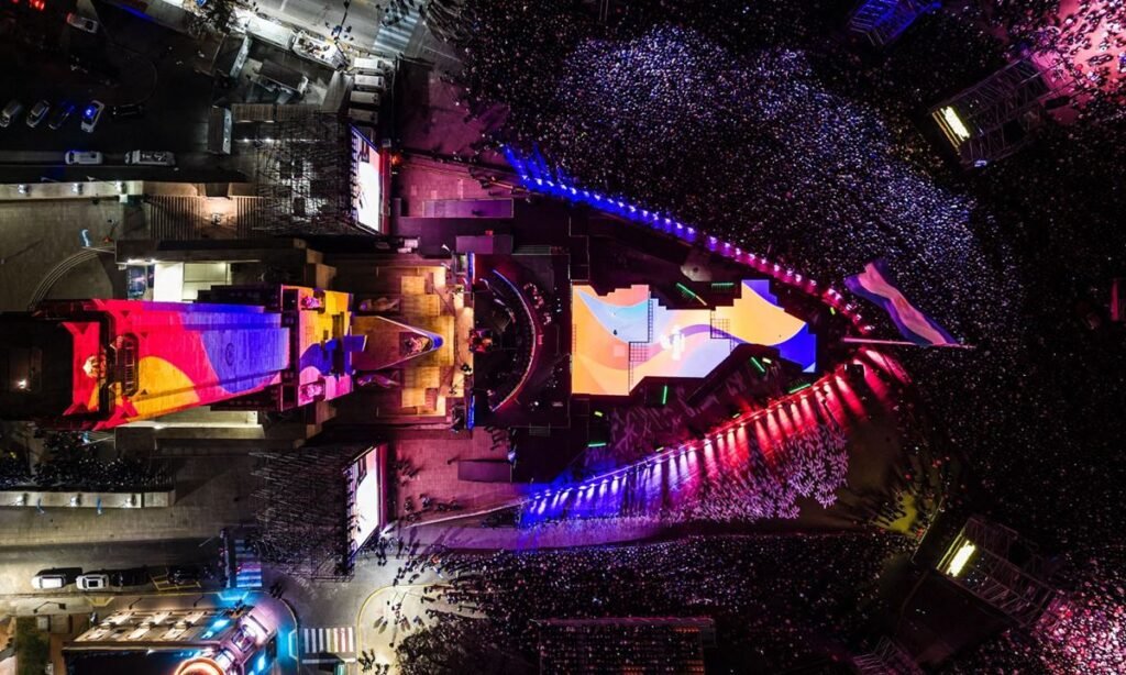 El Monumento Nacional a la Bandera de Rosario fue escenario de la ceremonia inaugural de los Juegos Suramericanos Santa Fe 2026.