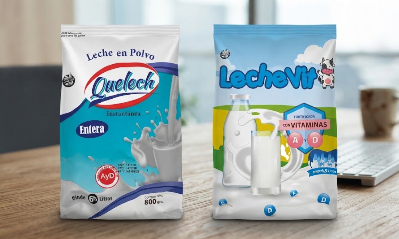 Las marcas de leche en polvo Quelech y Lechevit, alcanzadas por una alerta alimentaria de la Assal en Santa Fe.