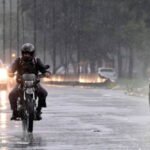 Una jornada de intensa lluvia en la ciudad de Santa Fe. Foto: archivo.