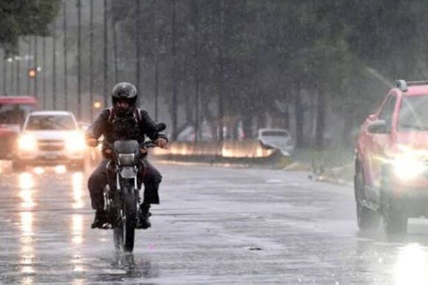 Una jornada de intensa lluvia en la ciudad de Santa Fe. Foto: archivo.