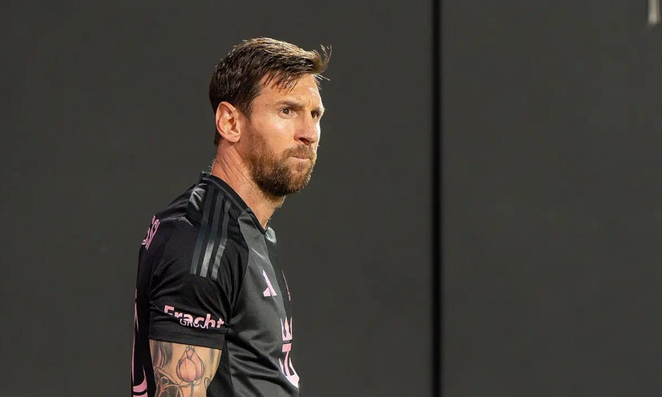 Lionel Messi durante un partido con Inter Miami. Foto de archivo.