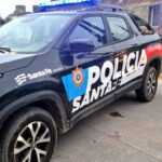 Foto de archivo. Patrullero policial durante un operativo en la vía pública.