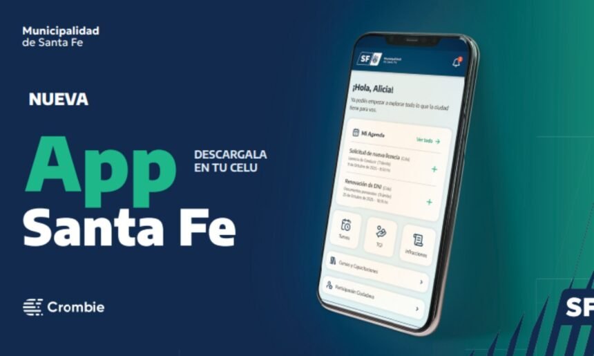 Presentación de “La Muni en tu Celu”, la nueva aplicación de la Municipalidad de Santa Fe para realizar trámites, acceder a información y recibir notificaciones desde el celular. Foto: Archivo.
