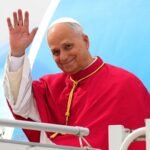 El papa León XIV durante una actividad pública.