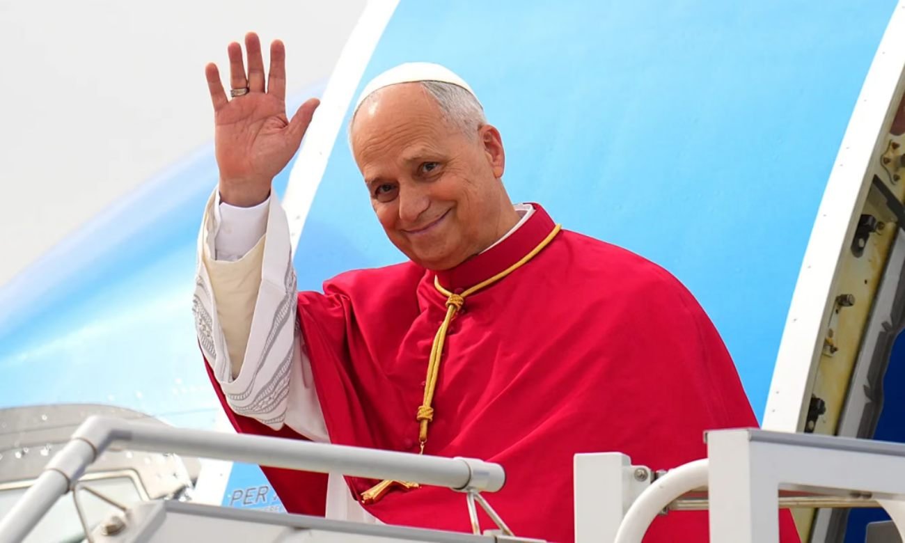 El papa León XIV durante una actividad pública.