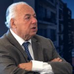Rafael Gutiérrez, presidente de la Corte Suprema de Justicia de Santa Fe, durante la entrevista con Rodrigo Villarreal y Carlos Fornés en el programa ATP, que se emite por CyD.