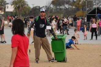 Operativos municipales de limpieza y separación de residuos durante actividades de los Juegos Suramericanos en Santa Fe. Operativos municipales de limpieza y separación de residuos durante actividades de los Juegos Suramericanos en Santa Fe.