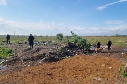 Sector de La Cortada, en Reconquista, donde durante la mañana de este sábado fue hallado sin vida el cuerpo de Alicia Isabel Galarza.