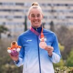 Romina Imwinkelried, la nadadora de San Jerónimo Norte que representa a Santa Fe y Argentina en competencias de aguas abiertas.