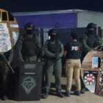 Operativo de la Policía de Investigaciones en el marco de una causa por presunta comercialización de estupefacientes.