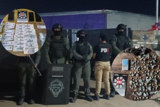 Operativo de la Policía de Investigaciones en el marco de una causa por presunta comercialización de estupefacientes.
