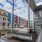 Edificio de Tribunales ubicado en el sur de la ciudad de Santa Fe, donde se desarrolla el proceso de reorganización de los espacios judiciales.