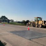 Trabajos preventivos en los accesos al Túnel Subfluvial para mejorar el drenaje y favorecer el escurrimiento del agua.