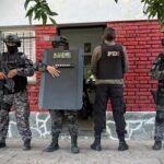 Uno de los domicilios de barrio Centenario donde la Policía de Investigaciones realizó los allanamientos en el marco de la causa por abuso de armas. Foto: PDI.