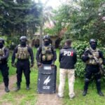 La vivienda de Sauce Viejo donde la PDI realizó un allanamiento en el marco de una investigación por amenazas con un arma de fuego. Foto: fuentes policiales.