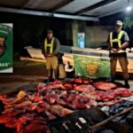 Personal de Los Pumas secuestró aproximadamente 300 kilos de cortes de carne vacuna durante un procedimiento en una zona de islas de Colonia Mascías.