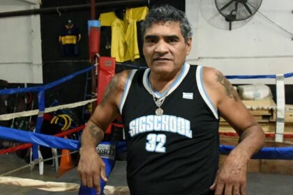 Jorge “Locomotora” Castro, una de las grandes figuras del boxeo argentino y ex campeón mundial de la categoría mediano.