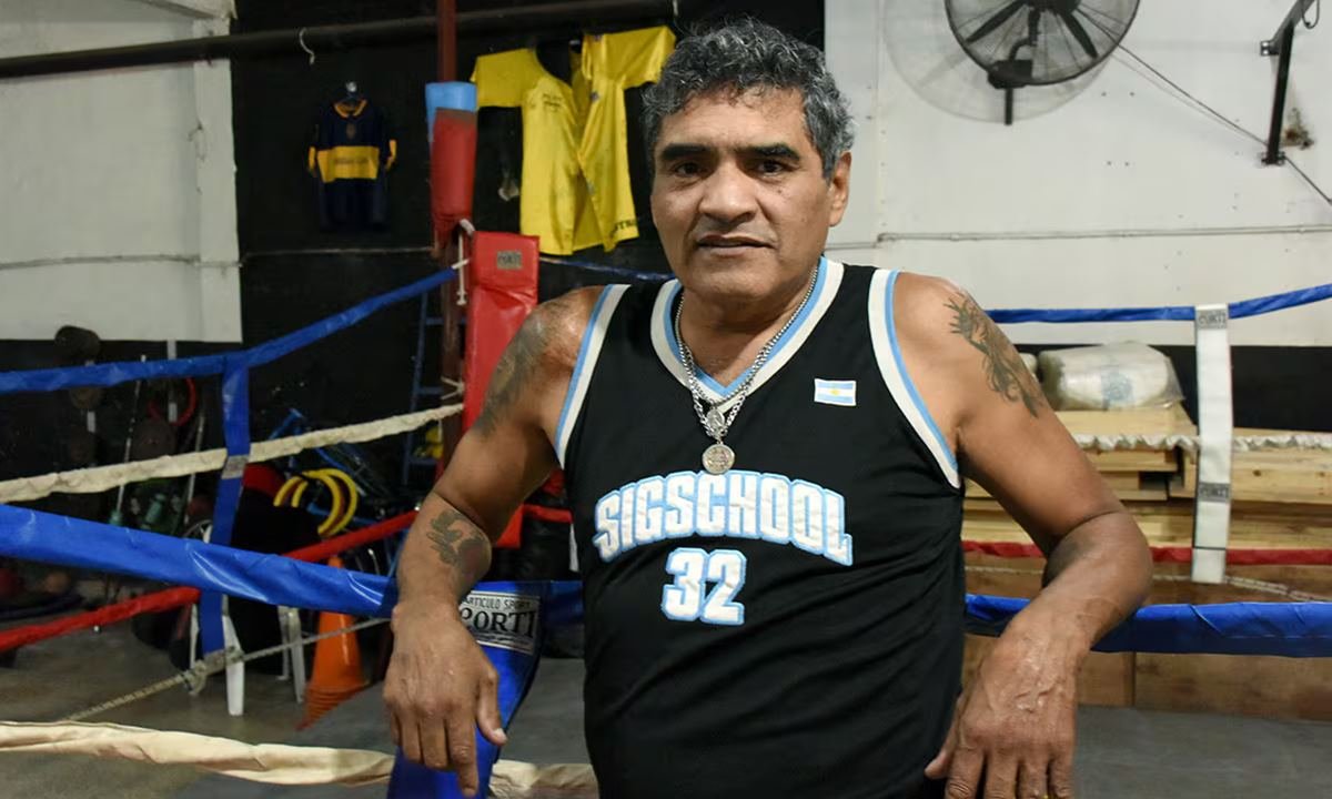 Jorge “Locomotora” Castro, una de las grandes figuras del boxeo argentino y ex campeón mundial de la categoría mediano.