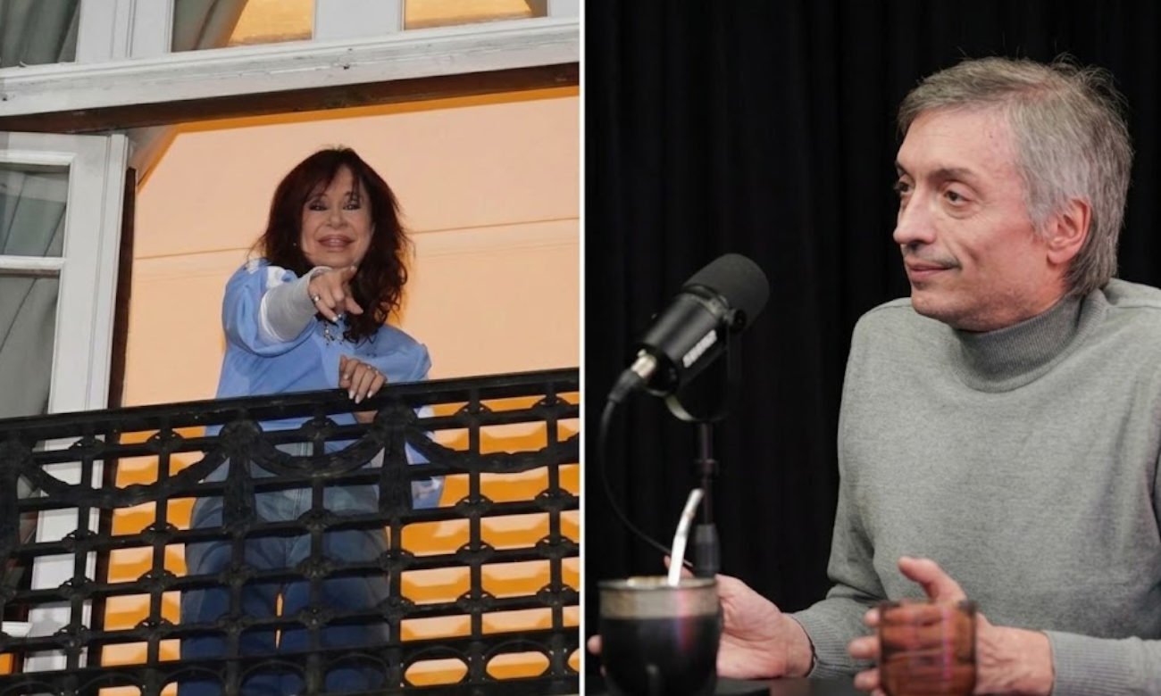 Cristina Kirchner y Máximo Kirchner, dos de los principales acusados en las causas Hotesur y Los Sauces.