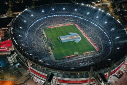 El estadio Monumental durante la despedida de Lionel Messi con la Selección argentina, en una jornada que combinó fútbol y espectáculos musicales. Foto de archivo.