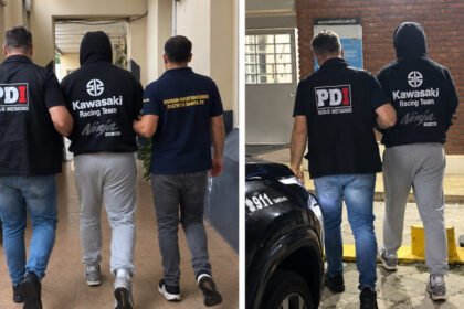 El hombre de 36 años fue detenido en Concordia, Entre Ríos, en el marco de una investigación por una presunta estafa de US$ 400.000 a una jubilada de Avellaneda. (Foto: Policía de Investigaciones).