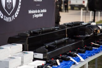 Parte del equipamiento entregado por la Provincia al Servicio Penitenciario de Santa Fe.
