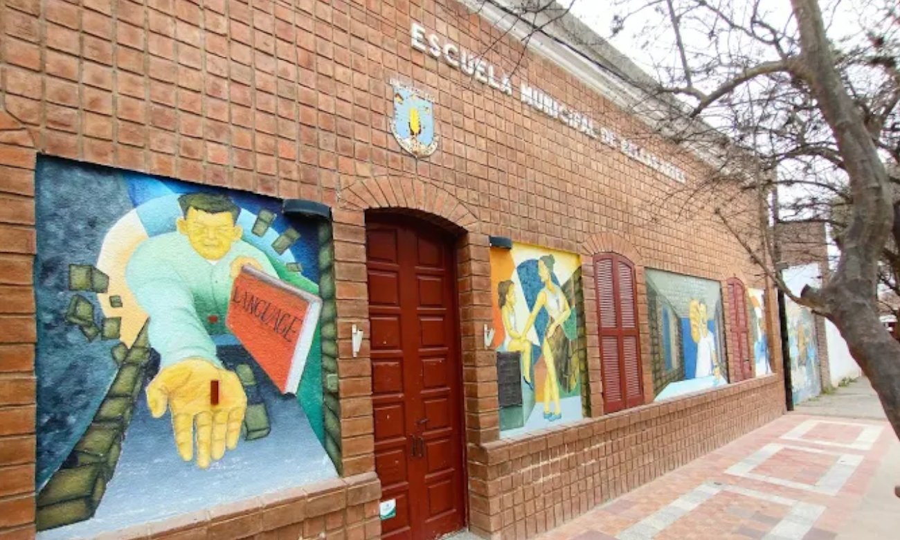 Escuela Municipal de Bellas Artes “Ángel O. Pedrazzolli” de San Justo, donde se dictará la Tecnicatura en Diseño Gráfico.