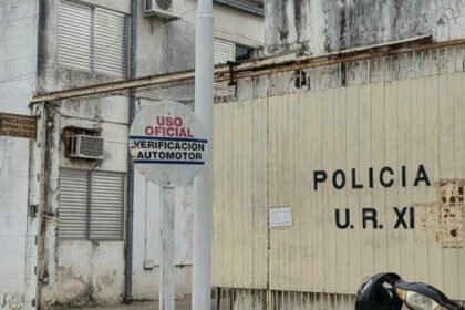 La dependencia de la Sección Automotores de la Unidad Regional XI, en Esperanza. Foto: gentileza.