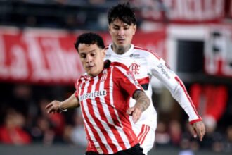 Flamengo y Estudiantes de La Plata se enfrentan en una nueva instancia de la Copa Libertadores. Foto de archivo.