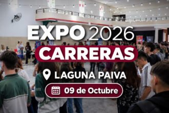 Expo Carreras 2026 se realizará este 9 de octubre en la Sociedad Italiana de Laguna Paiva, con universidades e institutos que presentarán sus propuestas de formación.