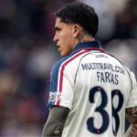 Facundo Farías durante un partido con la camiseta de San Lorenzo. Foto de archivo.