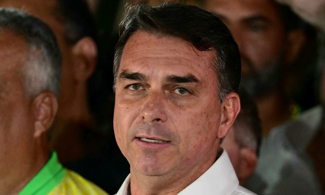 Flávio Bolsonaro, senador brasileño e hijo del expresidente Jair Bolsonaro. Foto de archivo.