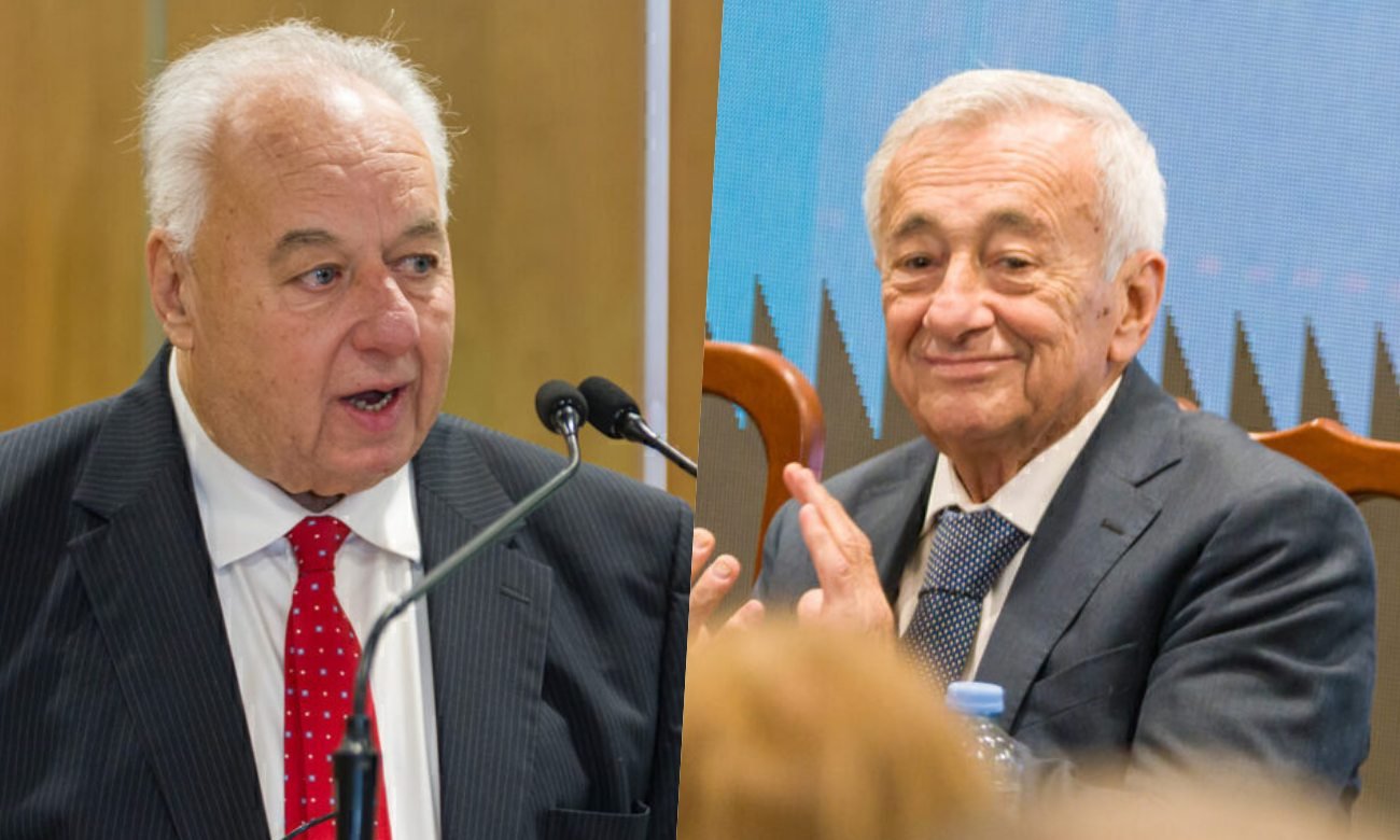 Rafael Gutiérrez y Roberto Falistocco durante uno de los últimos actos judiciales de 2026. Foto de archivo.