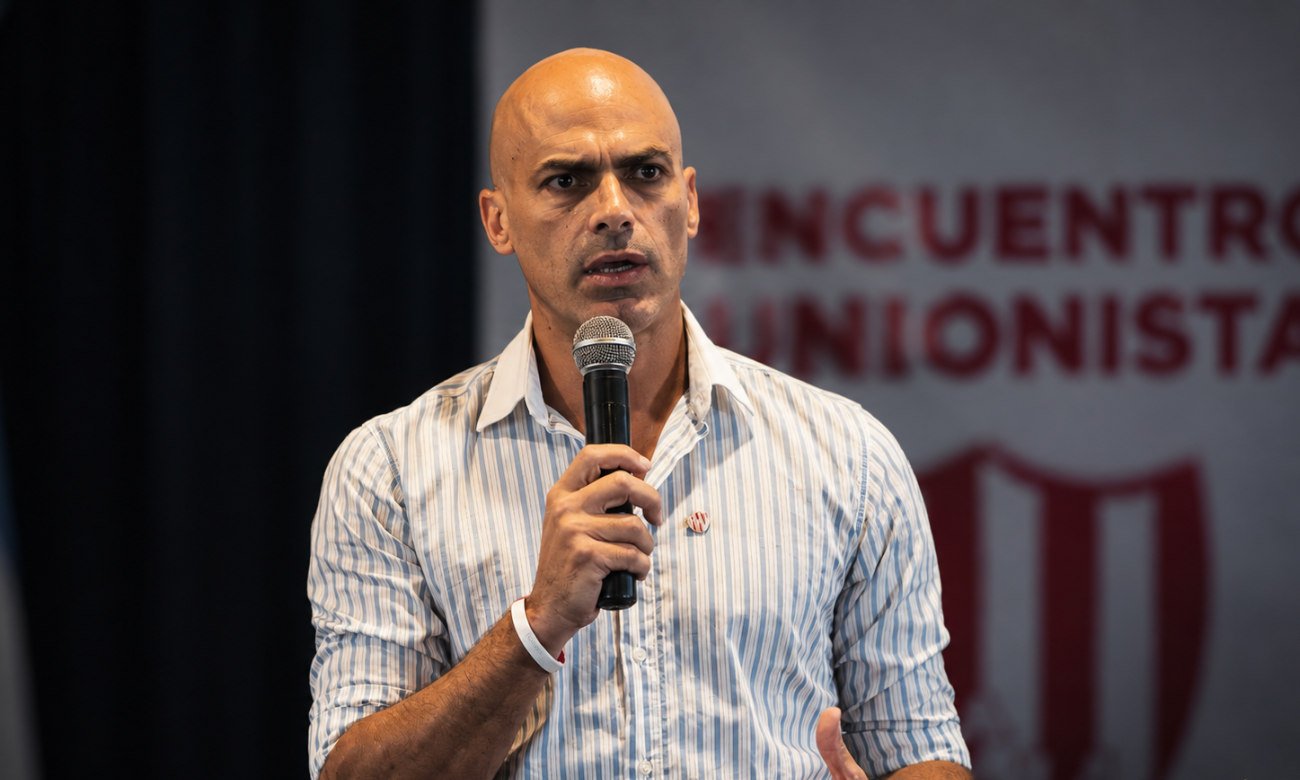 Héctor Desvaux, referente de Encuentro Unionista y ex candidato a presidente del Club Atlético Unión de Santa Fe.