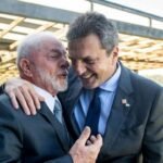 Sergio Massa y Luiz Inácio Lula da Silva, durante un encuentro político. Foto de archivo.
