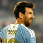 Lionel Messi celebra durante su último partido con la Selección Argentina ante Benín. El capitán cerró su ciclo con un gol y una goleada. Foto: archivo.